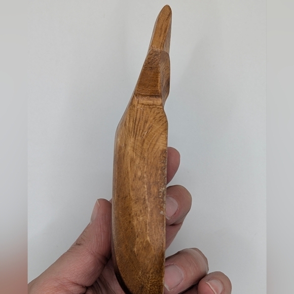 Vintage Pineapple Shaped Monkey Pod Wooden Trinket Dish - Picture 5 of 8